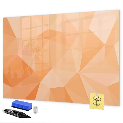 Schreib magnettafel Eine farbenfrohe Tafel zur Präsentation von Fotos