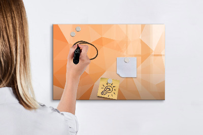 Schreib magnettafel Eine farbenfrohe Tafel zur Präsentation von Fotos