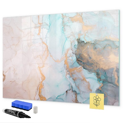 Magnettafel zum schreiben Stilvolle Pinnwand für Fotos und Notizen