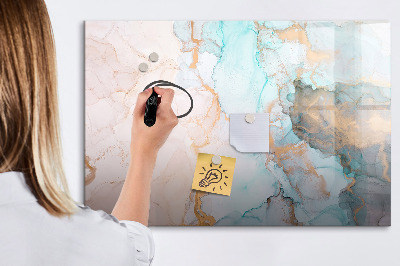 Magnettafel zum schreiben Stilvolle Pinnwand für Fotos und Notizen