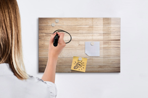 Magnettafel zum schreiben Eine stylische Tafel für Notizen und Fotos