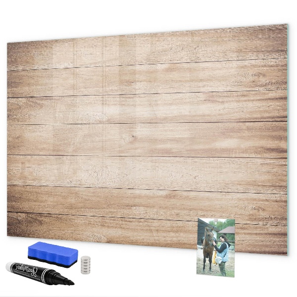 Magnettafel zum schreiben Eine stylische Tafel für Notizen und Fotos