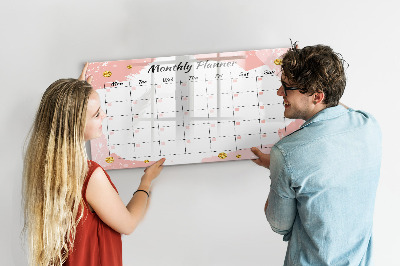 Schreib magnettafel Monatsplaner mit Platz für Fotos