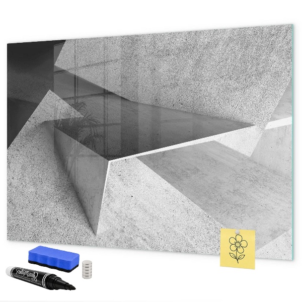 Magnettafel zum schreiben Moderne Tafel für Notizen und Fotos