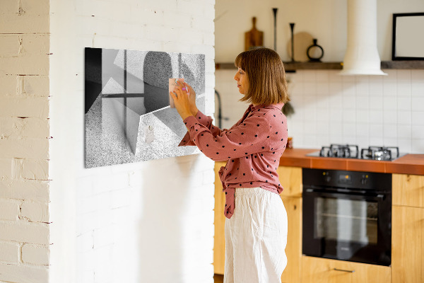Magnettafel zum schreiben Moderne Tafel für Notizen und Fotos