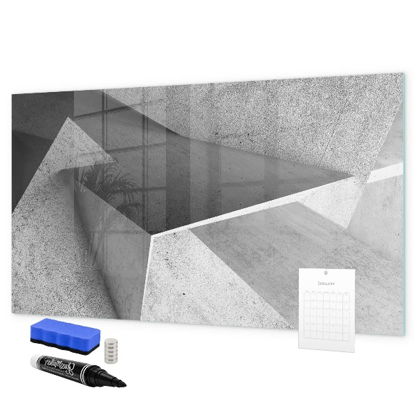 Magnettafel zum schreiben Moderne Tafel für Notizen und Fotos