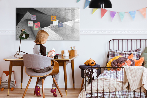 Magnettafel zum schreiben Moderne Tafel für Notizen und Fotos