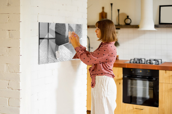 Magnettafel zum schreiben Moderne Tafel für Notizen und Fotos