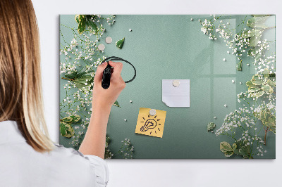 Magnettafel zum schreiben Eine stylische Tafel für Notizen und Fotos