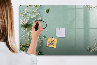 Magnettafel zum schreiben Eine stylische Tafel für Notizen und Fotos