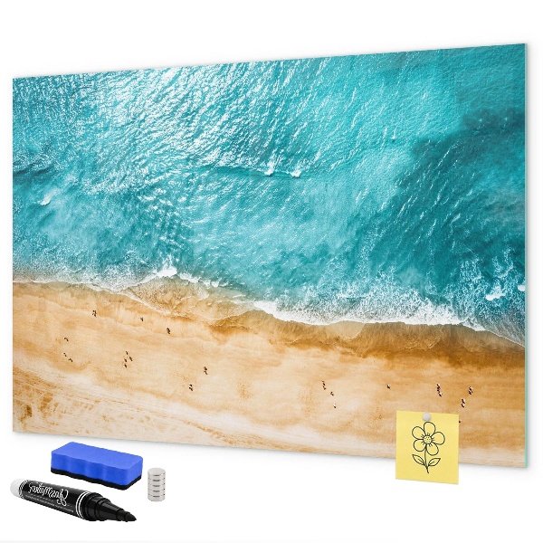 Magnettafel zum schreiben Eine stylische Tafel für Notizen und Fotos