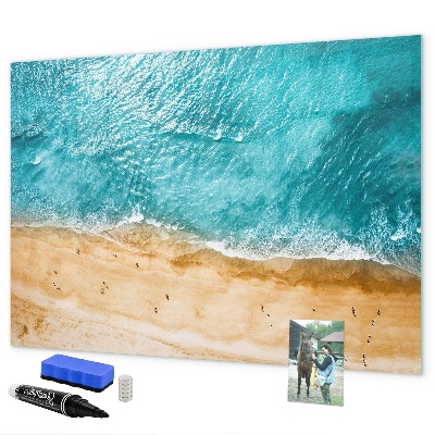 Magnettafel zum schreiben Eine stylische Tafel für Notizen und Fotos