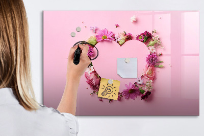 Magnettafel zum schreiben Kreative Pinnwand für Fotos und Notizen
