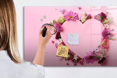 Magnettafel zum schreiben Kreative Pinnwand für Fotos und Notizen