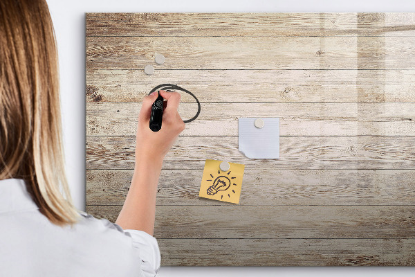 Magnettafel zum schreiben Eine stylische Tafel für Notizen und Fotos