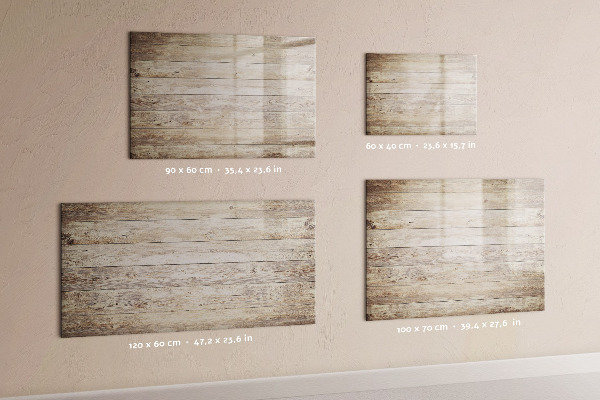Magnettafel zum schreiben Eine stylische Tafel für Notizen und Fotos