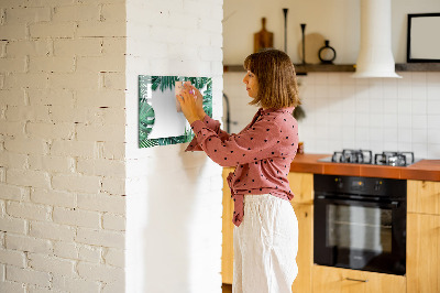 Schreib magnettafel Grüne Tafel für Fotos und Notizen