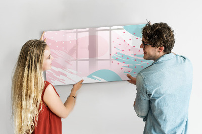 Magnettafel zum schreiben Kreative Pinnwand für Fotos und Notizen