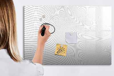 Magnettafel zum schreiben Moderne Pinnwand für Fotos und Notizen