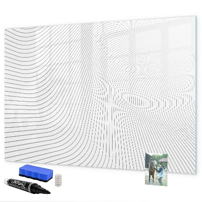 Magnettafel zum schreiben Moderne Pinnwand für Fotos und Notizen
