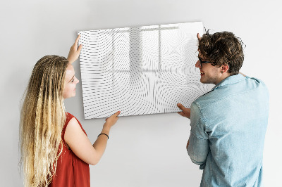 Magnettafel zum schreiben Moderne Pinnwand für Fotos und Notizen