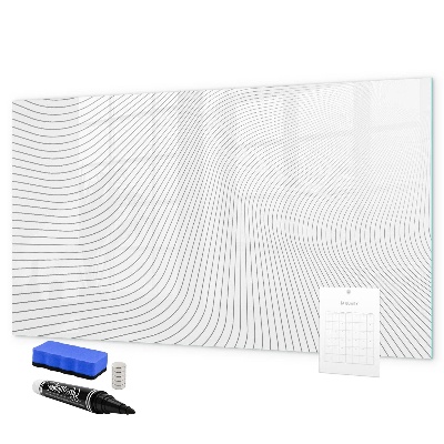 Magnettafel zum schreiben Moderne Pinnwand für Fotos und Notizen