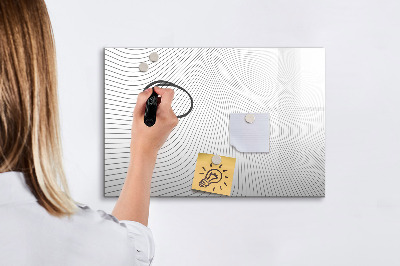 Magnettafel zum schreiben Moderne Pinnwand für Fotos und Notizen