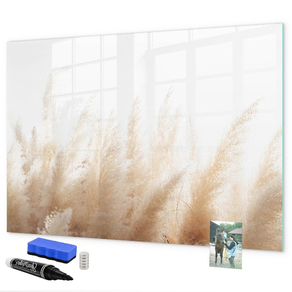 Magnettafel zum schreiben Moderne Pinnwand für Fotos und Notizen
