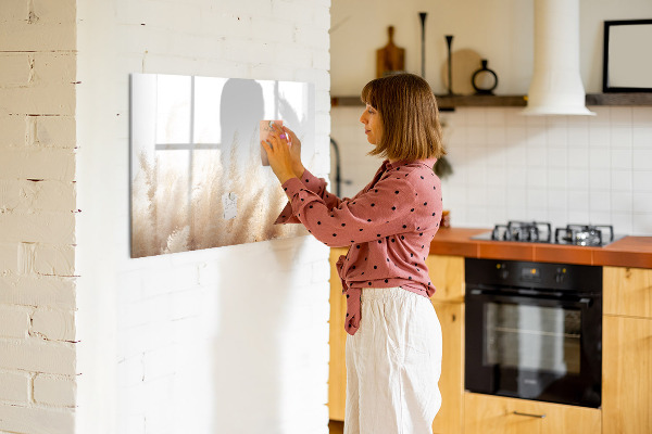 Magnettafel zum schreiben Moderne Pinnwand für Fotos und Notizen