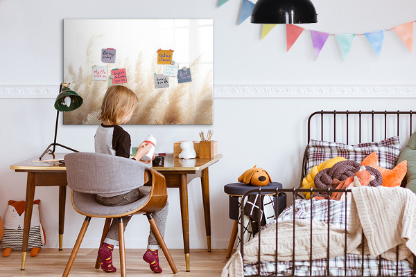 Magnettafel zum schreiben Moderne Pinnwand für Fotos und Notizen