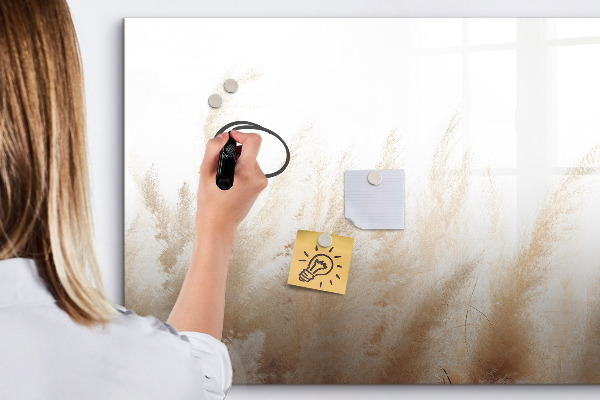 Magnettafel zum schreiben Moderne Pinnwand für Fotos und Notizen