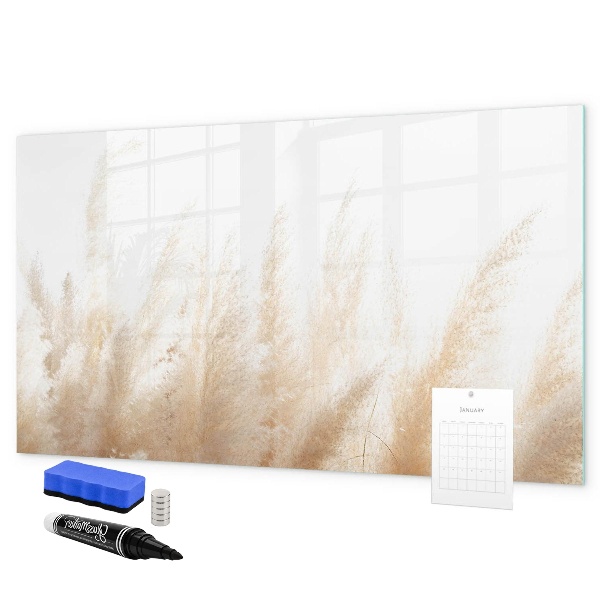 Magnettafel zum schreiben Moderne Pinnwand für Fotos und Notizen