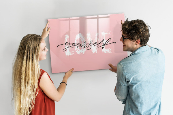 Schreib magnettafel Liebe in Fotos und Erinnerungen