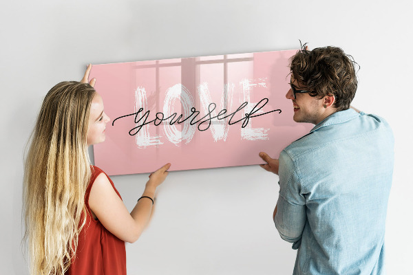 Schreib magnettafel Liebe in Fotos und Erinnerungen