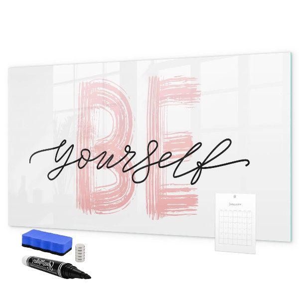Magnettafel zum schreiben Ein inspirierender Ort für Erinnerungen und Fotos