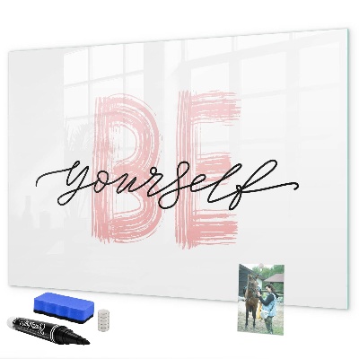 Magnettafel zum schreiben Ein inspirierender Ort für Erinnerungen und Fotos