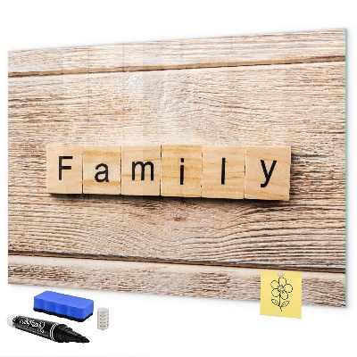 Schreib magnettafel Ein Set zur Präsentation von Fotos an der Wand