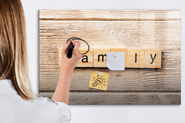 Schreib magnettafel Ein Set zur Präsentation von Fotos an der Wand