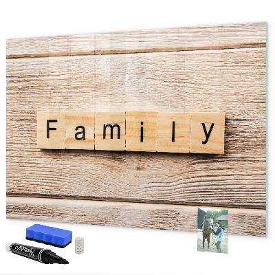 Schreib magnettafel Ein Set zur Präsentation von Fotos an der Wand