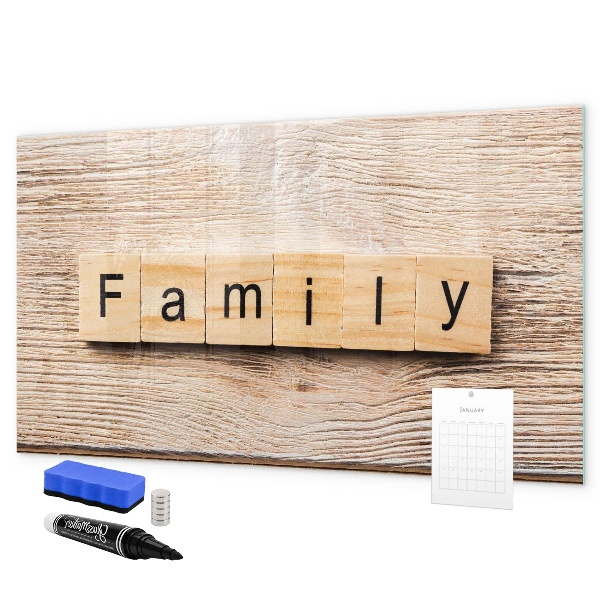 Schreib magnettafel Ein Set zur Präsentation von Fotos an der Wand