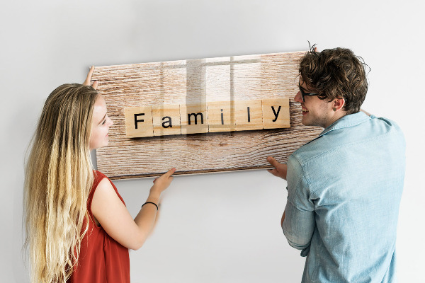 Schreib magnettafel Ein Set zur Präsentation von Fotos an der Wand