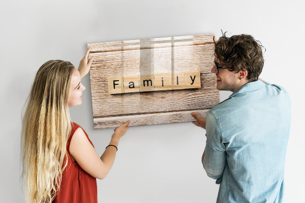 Schreib magnettafel Ein Set zur Präsentation von Fotos an der Wand