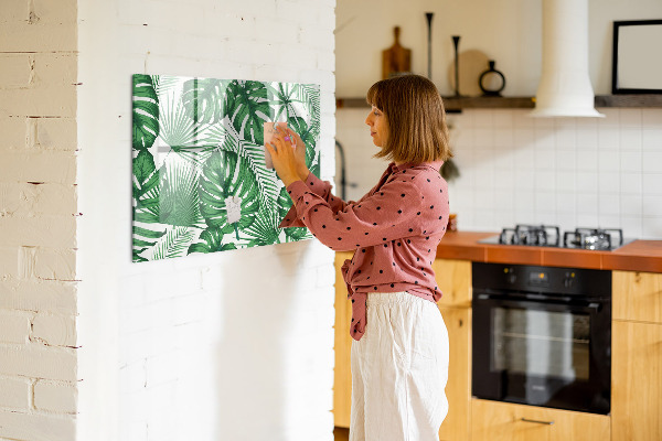 Magnettafel zum schreiben Grüne Tafel für Fotos und Notizen