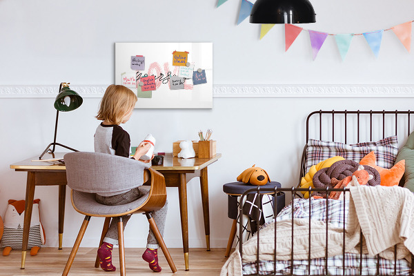 Magnettafel zum schreiben Pinnwand für Fotos und Notizen