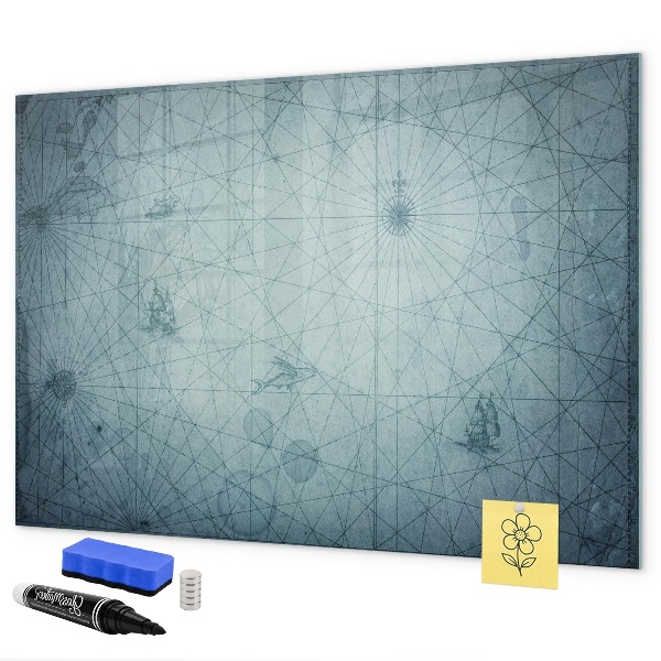 Schreib magnettafel Eine stylische Tafel für Notizen und Fotos