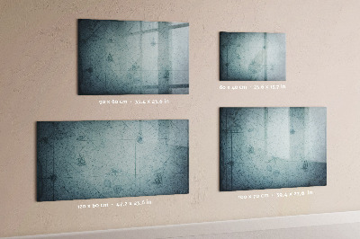 Schreib magnettafel Eine stylische Tafel für Notizen und Fotos
