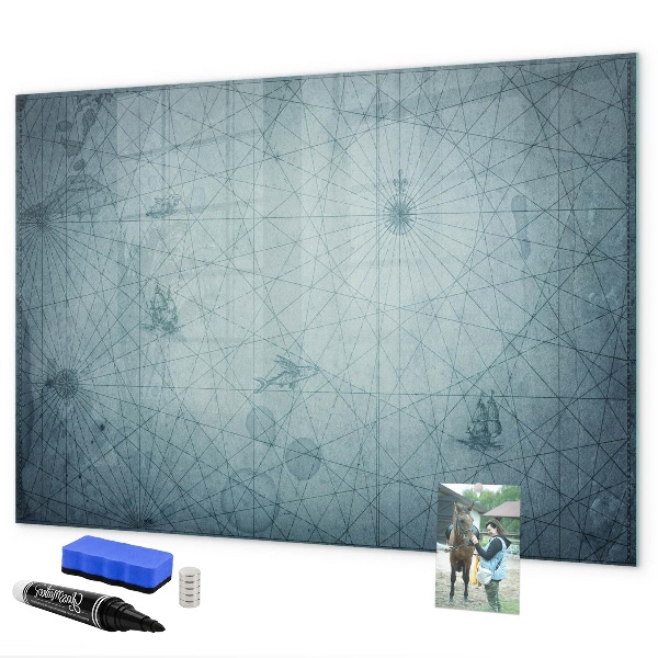 Schreib magnettafel Eine stylische Tafel für Notizen und Fotos