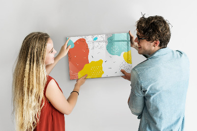 Magnettafel zum schreiben Kreative Pinnwand für Fotos und Notizen