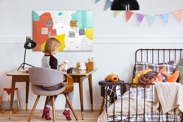 Magnettafel zum schreiben Kreative Pinnwand für Fotos und Notizen