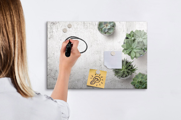 Schreib magnettafel Eine stilvolle Tafel zur Präsentation von Fotos